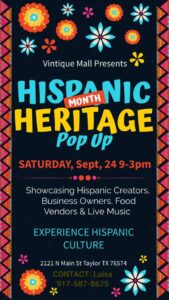 Hispanic Heritage Pop Up @ Vintique Mall