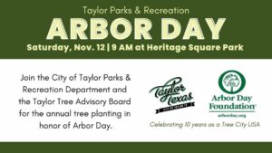 Arbor Day Tree Planting @ Heritage Square Park