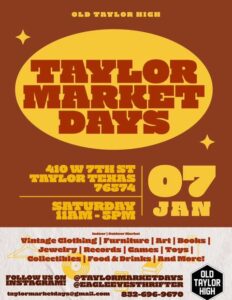 Taylor Market Days @ Old Taylor High